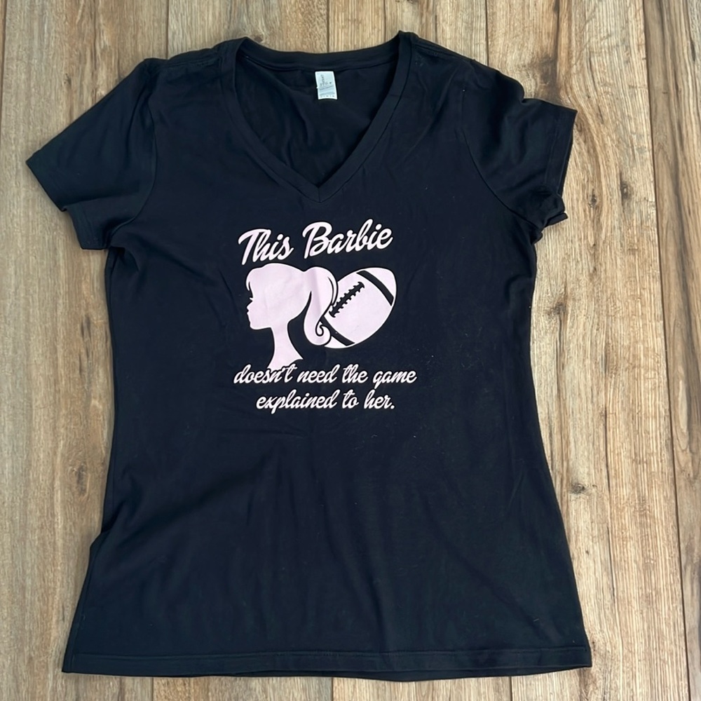 Women’s Barbie inspired Football T-shirt - Medium